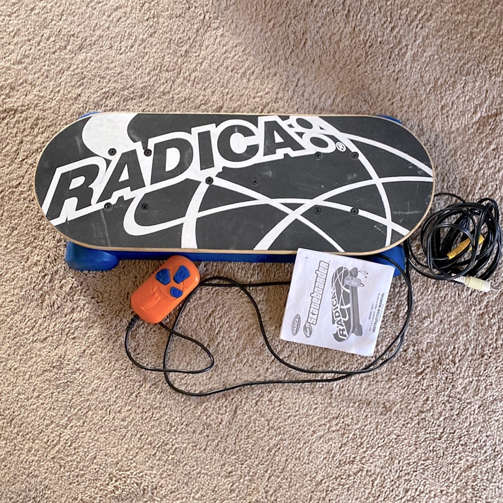 Used PlayTV Skateboarder video game with attached remote